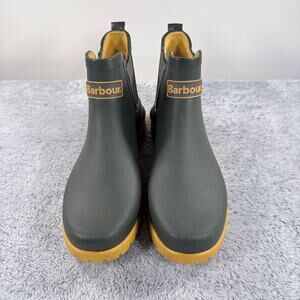 Barbour Womens Wilton Wellington Chelsea Rain Boots Size 6